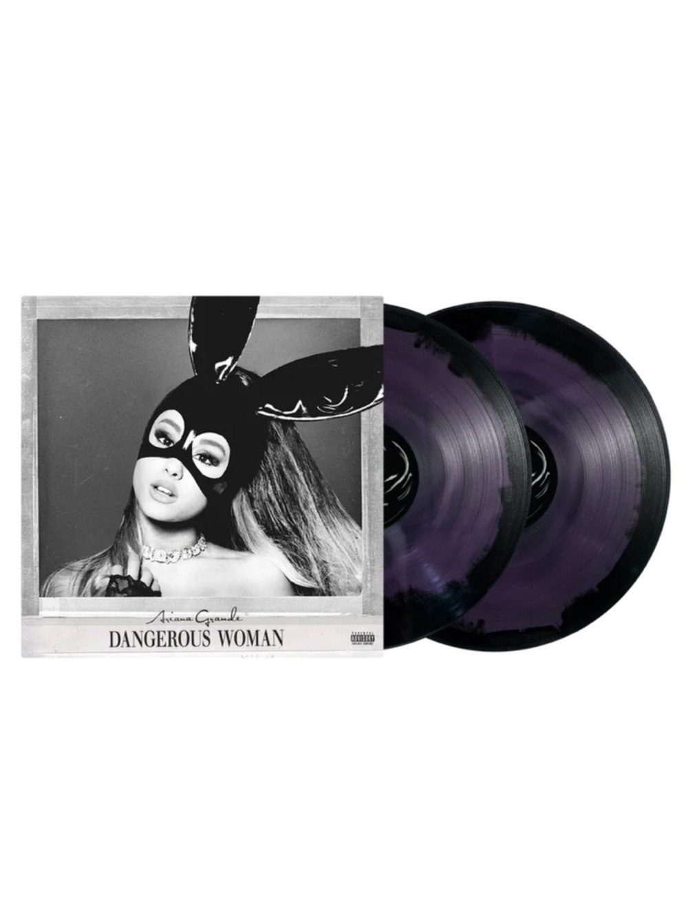 Ariana Grande Dangerous Woman Purple & Black Swirl Vinyl 2LP